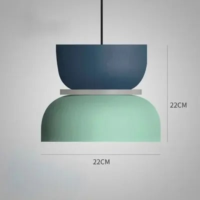 Moderne Macaron LED Hanglamp – Kleurrijke Plafondlamp voor Eetkamer, Slaapkamer & Café