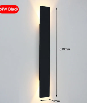 Moderne LED Wandlamp – Aluminium Binnenverlichting voor Slaapkamer, Woonkamer & Gang