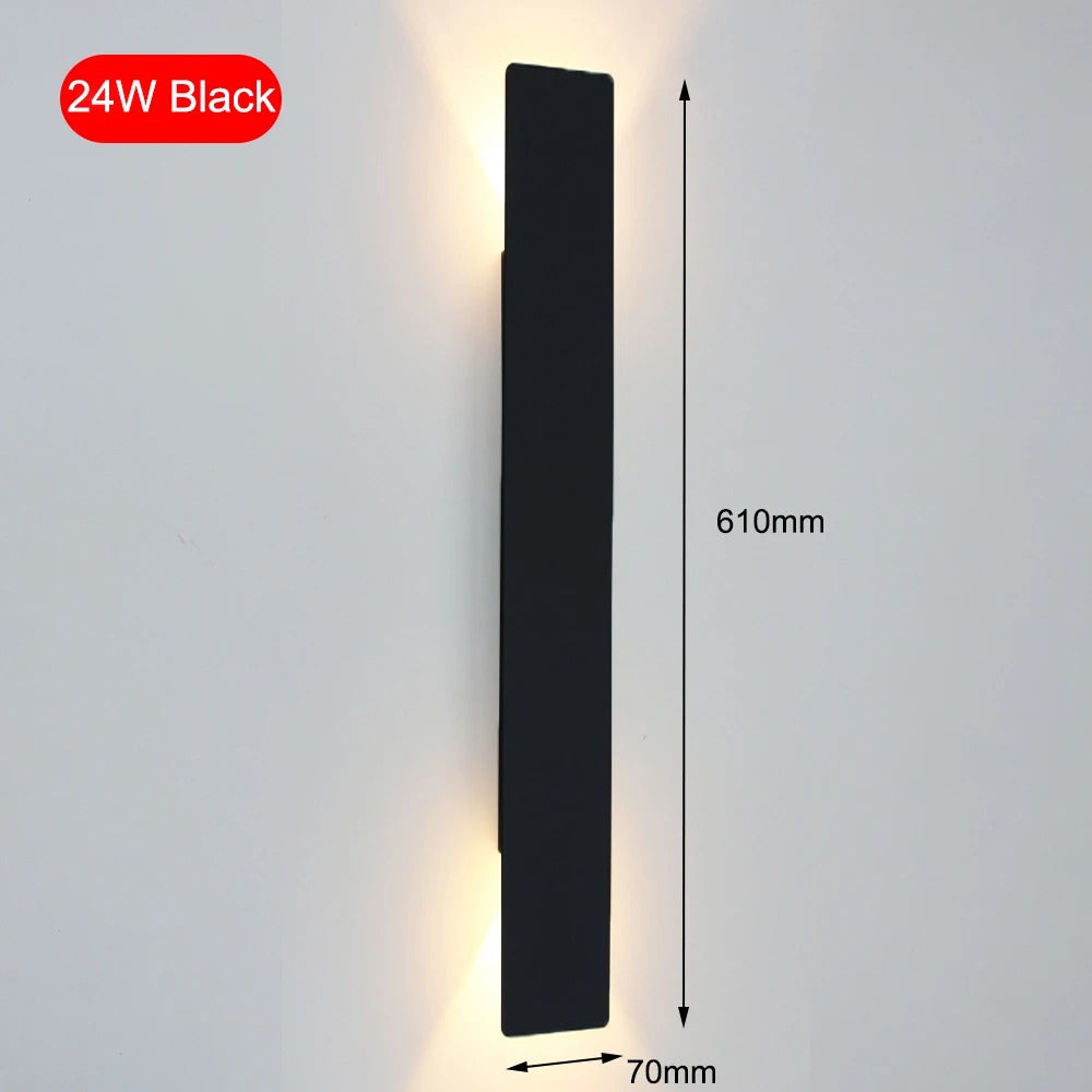 Moderne LED Wandlamp – Aluminium Binnenverlichting voor Slaapkamer, Woonkamer & Gang