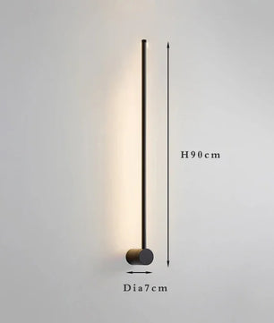 Nordic Wandlamp – Minimalistisch Metaal & LED, Luxe Design voor Woonkamer, Slaapkamer & Hotel