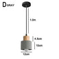 Nordic Moderne LED Hanglamp – Aluminium & Hout Plafondlamp voor Keuken, Bar & Woonkamer