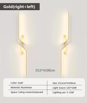 Moderne LED Wandlamp – Up en Down Verlichting voor Woonkamer en Slaapkamer