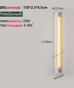 Moderne LED Wandlamp – Minimalistisch Design met Geheugenfunctie voor Woonkamer en Slaapkamer