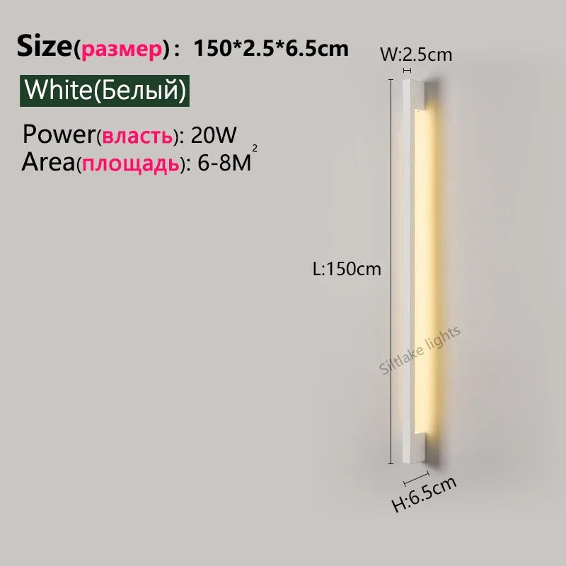 Moderne LED Wandlamp – Minimalistisch Design met Geheugenfunctie voor Woonkamer en Slaapkamer