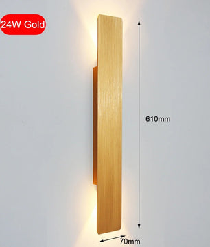 Moderne LED Wandlamp – Aluminium Binnenverlichting voor Slaapkamer, Woonkamer & Gang