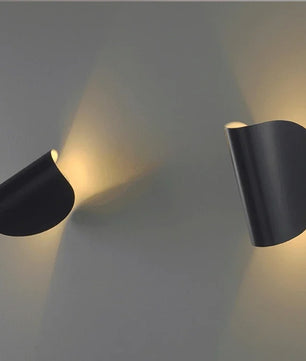 Nordic LED Wandlamp – Creatieve Roterende Wandverlichting – Minimalistische Nachtlamp voor Slaapkamer en Woonkamer