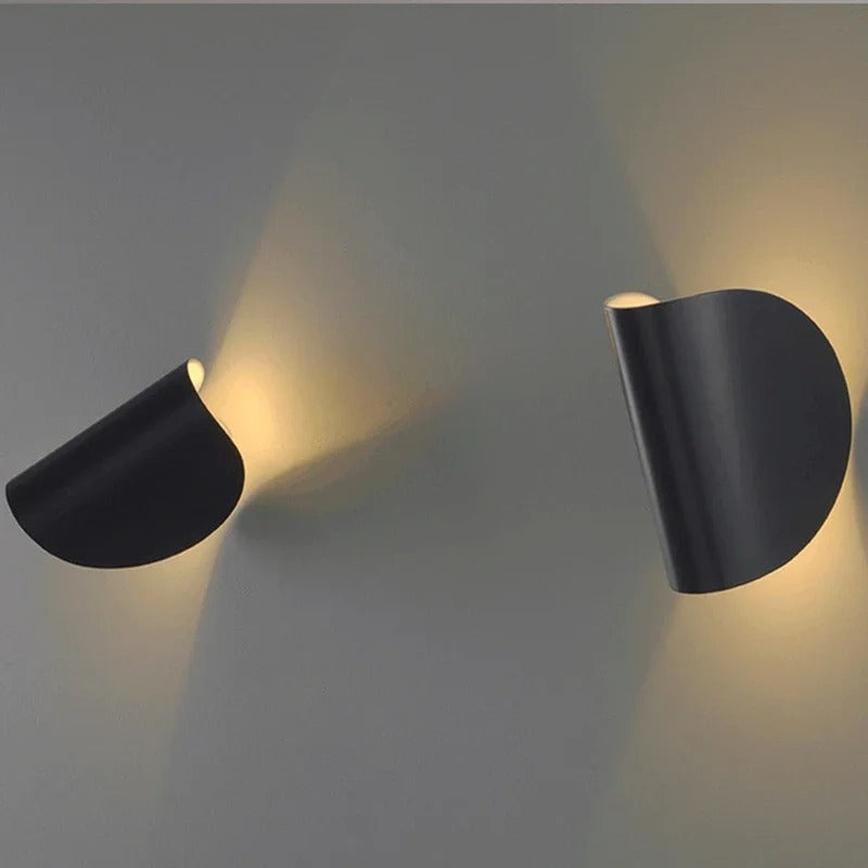 Nordic LED Wandlamp – Creatieve Roterende Wandverlichting – Minimalistische Nachtlamp voor Slaapkamer en Woonkamer