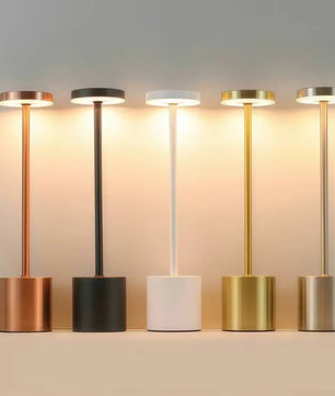 Set van 2 Draadloze LED Tafellampen – USB Oplaadbaar – Touch Dimbaar Nachtlampje met 3 Lichtkleuren