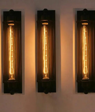 Retro Vintage Edison Wandlamp – Industriële E27 Binnenverlichting voor Woonkamer en Horeca