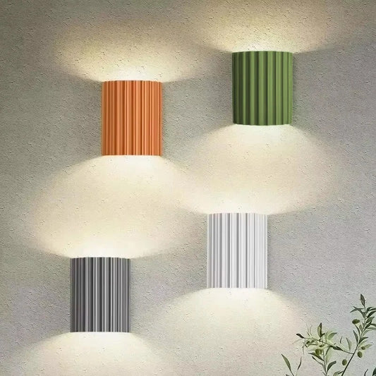Moderne Hars LED Wandlamp – Macaron Design Sfeerverlichting voor Woonkamer en Slaapkamer
