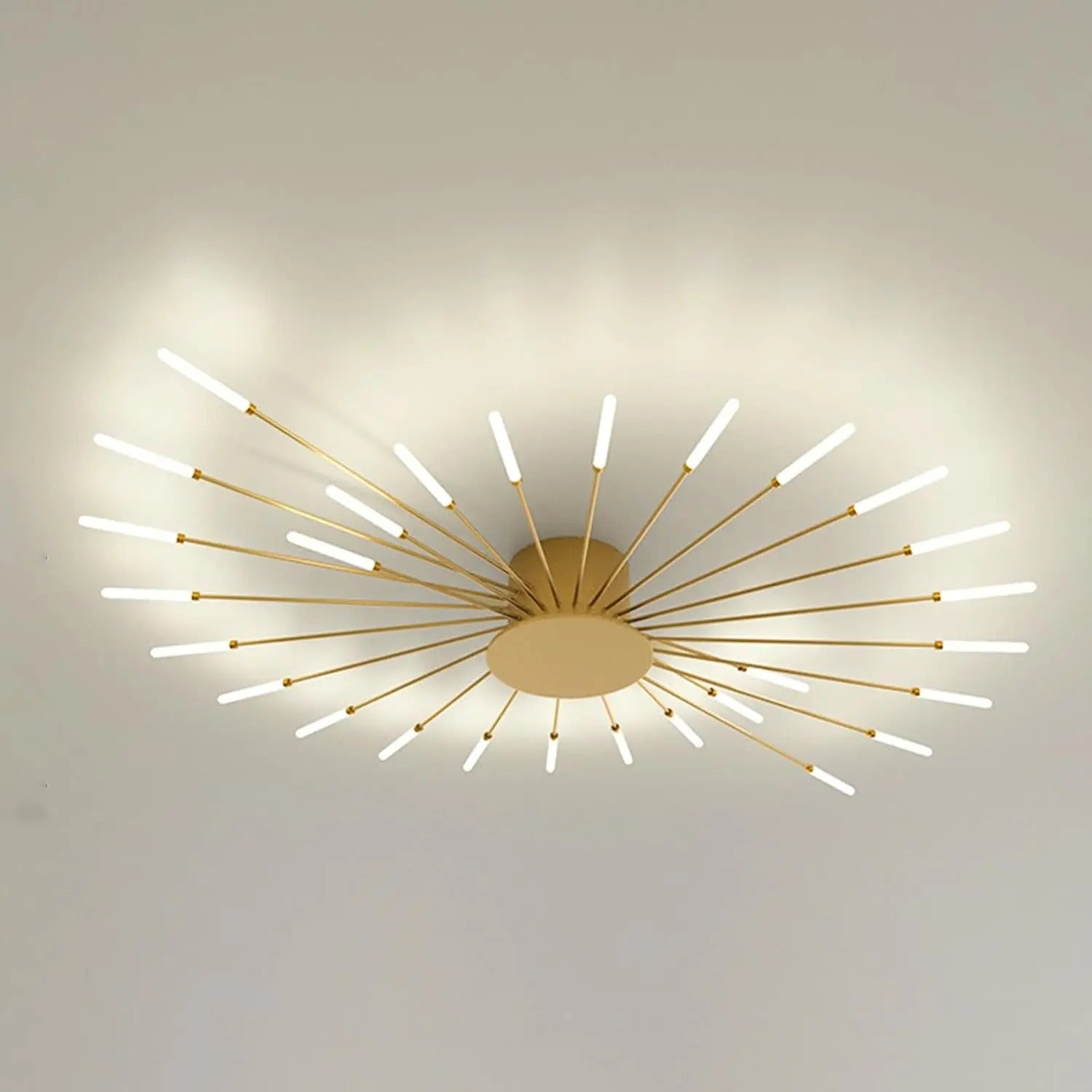 Moderne LED Plafondlamp – 28W Natuurlijk Licht 4500K – Strakke Metalen Plafondverlichting voor Slaapkamer, Woonkamer en Kantoor