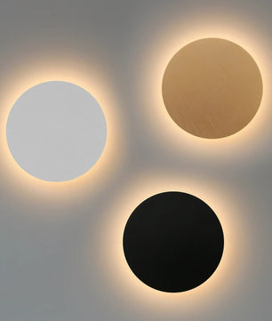Moderne Ronde LED Wandlamp – Minimalistische Wandverlichting van Aluminium en Acryl – Ø15 of Ø20 cm voor Woonkamer en Slaapkamer
