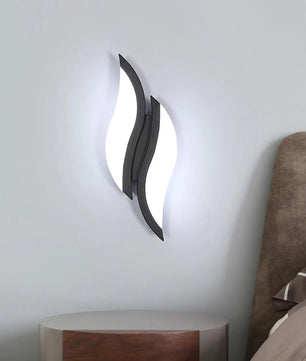 Moderne LED Wandlamp 89 cm – S-Vormig Design – Aluminium en Acryl Wandverlichting 27W 6500K voor Woonkamer & Hal