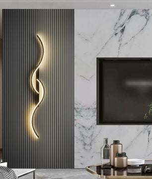 Moderne LED Wandlamp – Minimalistische Lange Strip Wandverlichting voor Slaapkamer & Woonkamer