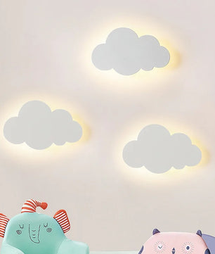 Wolk LED Wandlamp – Dimbare Wandverlichting met Speels Design voor Babykamer en Slaapkamer
