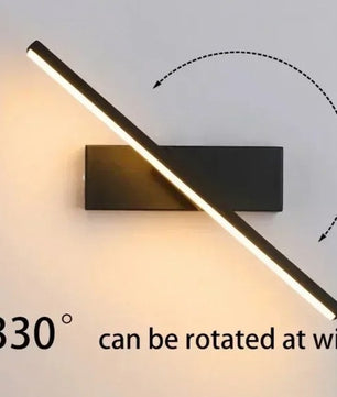 Moderne LED Wandlamp – Draaibaar Design voor Badkamerspiegel, Slaapkamer en Woonkamer