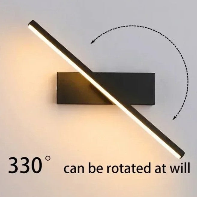 Moderne LED Wandlamp – Draaibaar Design voor Badkamerspiegel, Slaapkamer en Woonkamer