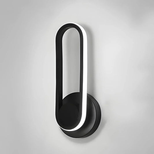 Moderne LED Wandlamp – 330° Draaibaar en Verstelbaar – Zwarte Metalen Wandverlichting 8W 6500K voor Slaapkamer, Woonkamer & Hal