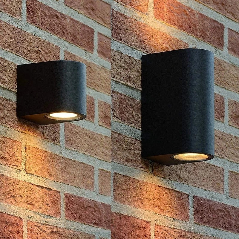 Waterdichte GU10 Wandlamp – Moderne Aluminium Buitenverlichting voor Tuin, Veranda en Terras