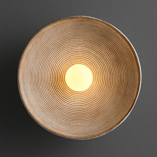Moderne LED Wandlamp – Resin en Mat Glas – Omhoog en Omlaag Verlichting – Minimalistische Wandverlichting voor Woonkamer en Slaapkamer
