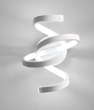 Moderne LED Spiraal Wandlamp – Aluminium en Acryl, 20W 2200LM voor Woonkamer en Slaapkamer