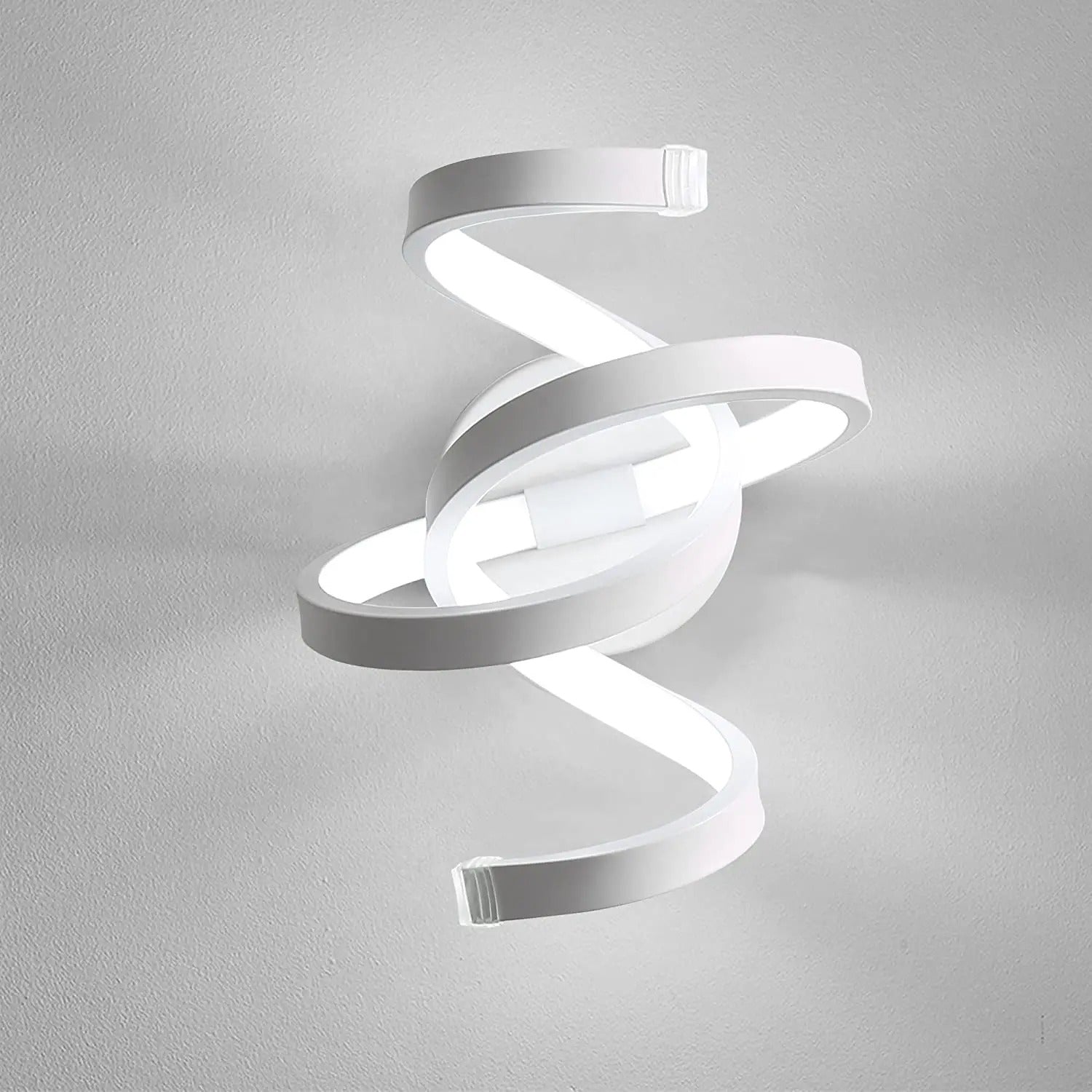 Moderne LED Spiraal Wandlamp – Aluminium en Acryl, 20W 2200LM voor Woonkamer en Slaapkamer