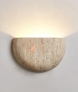 Wabi-Sabi Steen Wandlamp – Retro & Sfeervolle Muurverlichting, Minimalistisch Design