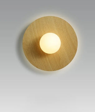 Scandinavische Houten Wandlamp – Natuurlijk Hout met LED Verlichting – Modern Bedlampje en Sfeerverlichting voor Slaapkamer en Woonkamer