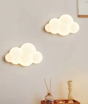 Wolk & Ster Wandlamp – Kinderkamer Verlichting, Sfeervol & Schattig voor Babykamer & Speelkamer