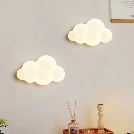 Wolk & Ster Wandlamp – Kinderkamer Verlichting, Sfeervol & Schattig voor Babykamer & Speelkamer
