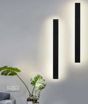 Moderne LED Lijn Wandlamp – 40 cm Minimalistisch Design, 15W voor Woonkamer, Slaapkamer & Gang