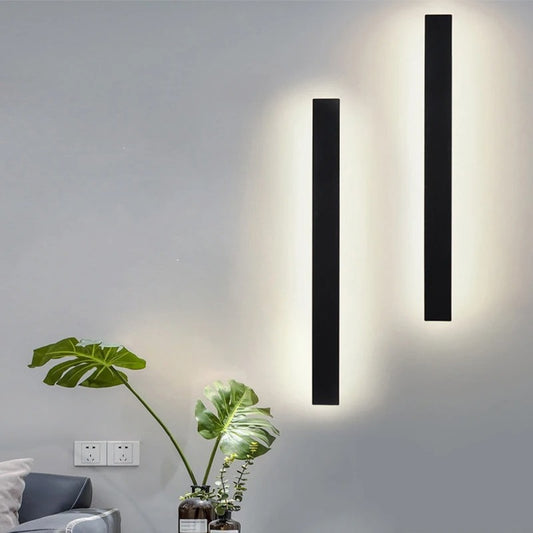 Moderne LED Lijn Wandlamp – 40 cm Minimalistisch Design, 15W voor Woonkamer, Slaapkamer & Gang