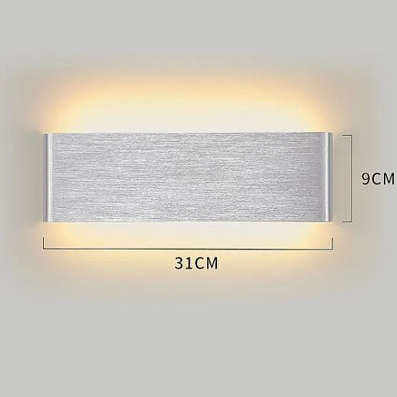 Moderne LED Wandlamp met Bluetooth en Afstandsbediening – Dimbare Wandverlichting met 3 Lichtkleuren voor Interieur