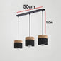 Nordic Moderne LED Hanglamp – Aluminium & Hout Plafondlamp voor Keuken, Bar & Woonkamer