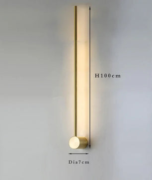 Nordic Wandlamp – Minimalistisch Metaal & LED, Luxe Design voor Woonkamer, Slaapkamer & Hotel