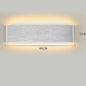 Moderne LED Wandlamp met Bluetooth en Afstandsbediening – Dimbare Wandverlichting met 3 Lichtkleuren voor Interieur