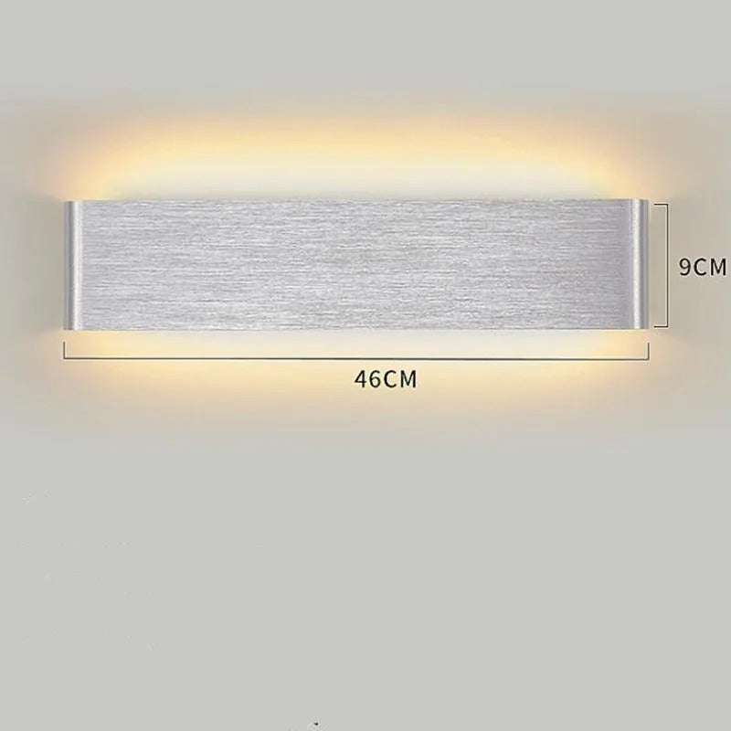 Moderne LED Wandlamp met Bluetooth en Afstandsbediening – Dimbare Wandverlichting met 3 Lichtkleuren voor Interieur