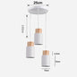 Nordic Moderne LED Hanglamp – Aluminium & Hout Plafondlamp voor Keuken, Bar & Woonkamer