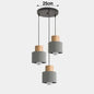 Nordic Moderne LED Hanglamp – Aluminium & Hout Plafondlamp voor Keuken, Bar & Woonkamer