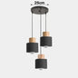 Nordic Moderne LED Hanglamp – Aluminium & Hout Plafondlamp voor Keuken, Bar & Woonkamer