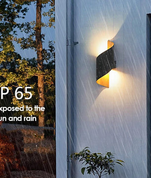 Moderne LED Wandlamp Buiten – IP65 Waterdicht Up Down Verlichting 10W voor Gevel en Tuin