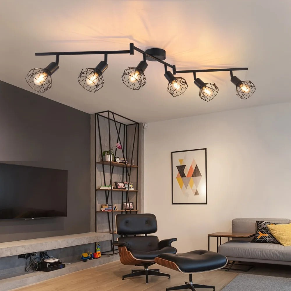 Verstelbare Aluminium LED Plafondlamp – Ø50 cm Ultradun Design – Richtbaar en Modern met Geborstelde Afwerking voor Woonkamer, Eetkamer en Kantoor