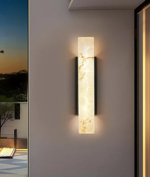 Moderne Marmeren LED Wandlamp – Waterdicht Design voor Binnen en Buiten