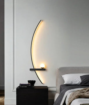 Moderne LED Wandlamp – Minimalistische Strepen Wandverlichting voor Slaapkamer, Woonkamer & Hal