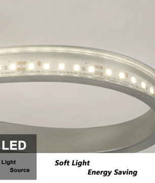 Bloemvormige LED Plafondlamp 30W – Zilveren Designlamp – Natuurlijk Licht 4500K – Aluminium en Acryl – 3500 Lumen