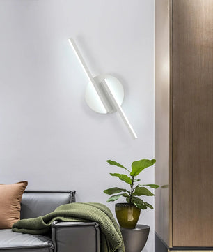 Moderne LED Wandlamp – 16W Aluminium Wandverlichting – Koel Wit 6500K – 45 cm – Voor Woonkamer, Hal en Trap