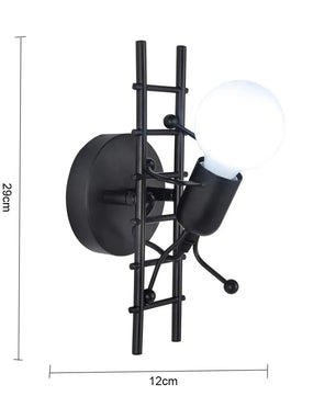 Creatieve Cartoon Wandlamp – Metalen Wandverlichting voor Kinderkamer met E27 Fitting