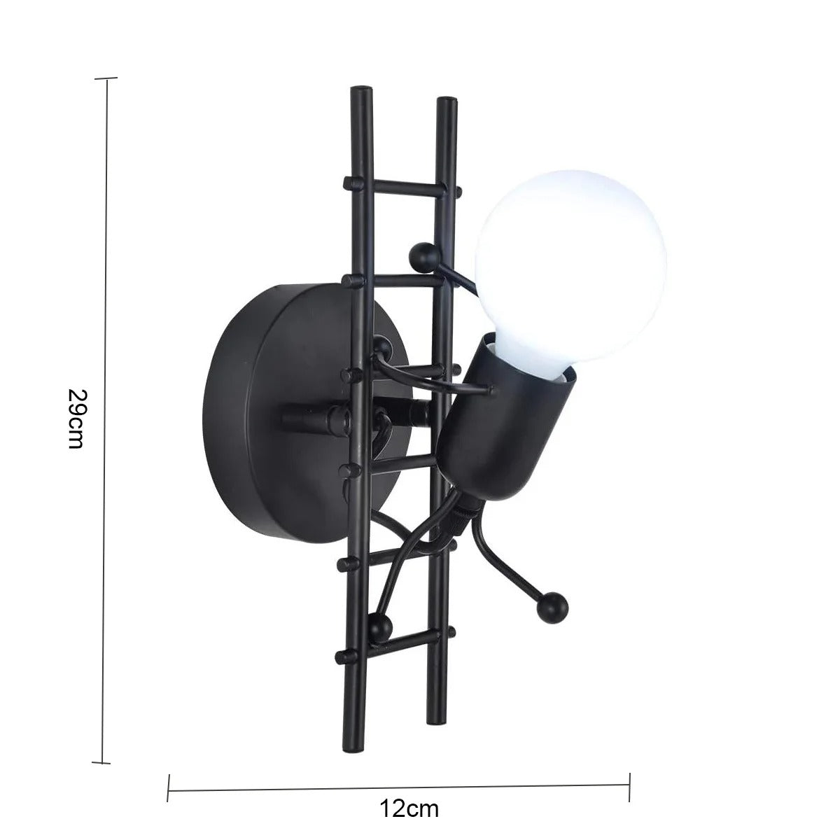 Creatieve Cartoon Wandlamp – Metalen Wandverlichting voor Kinderkamer met E27 Fitting