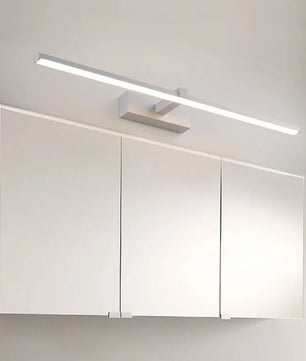 Moderne LED Wandlamp Spiegelverlichting – Minimalistische Striplamp 40 tot 100 cm, Zwart of Wit, Neutraal of Driekleurig Licht voor Badkamer & Interieur