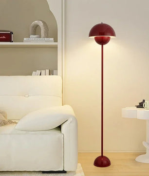Moderne Crèmekleurige Vloerlamp – Minimalistische Staande Lamp met E27 Fitting – Sfeervolle LED Verlichting voor Woonkamer en Slaapkamer
